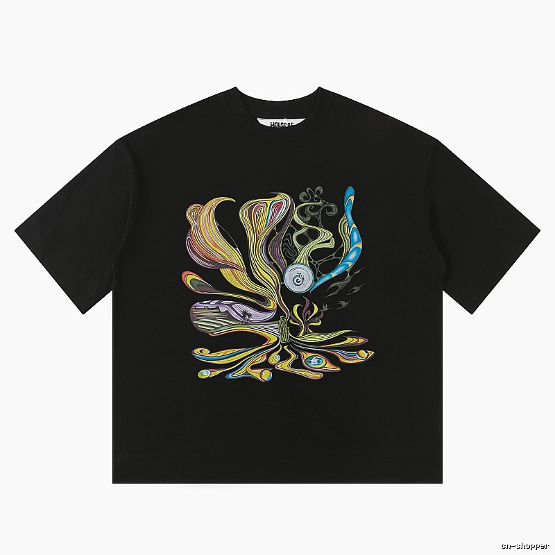 Abstract-style Black T-shirt of House of Errors