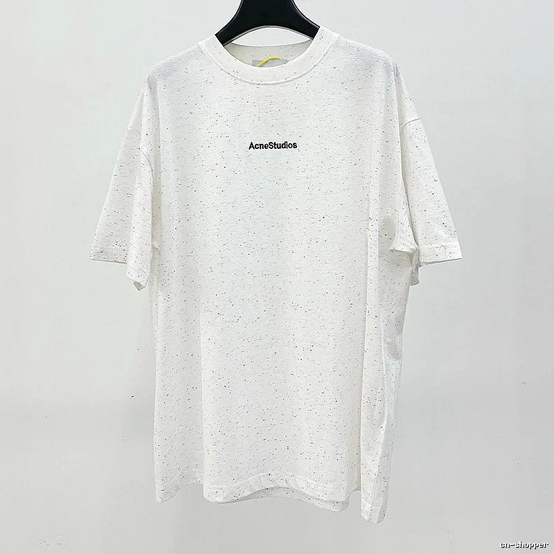 Acne Studios 2090-80 White Style Ac908054 Stockholm Logo T-Shirt Campus Look