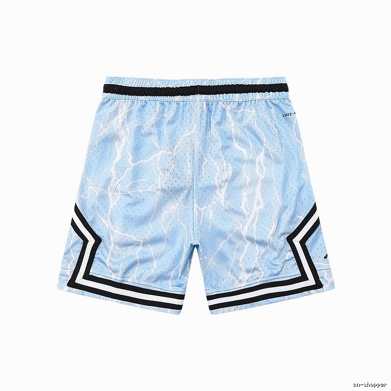 AJ Lightning Pattern Athletic Shorts