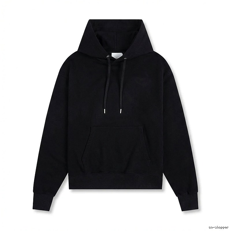 AMI Basic Style Simple Black Hoodie