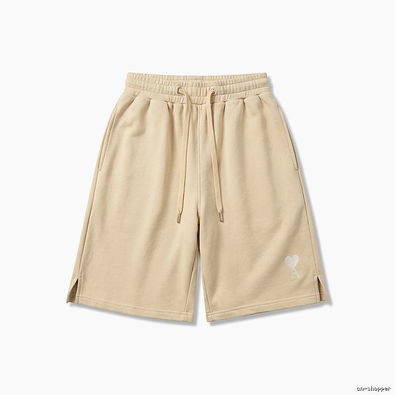 AMI casual style khaki shorts