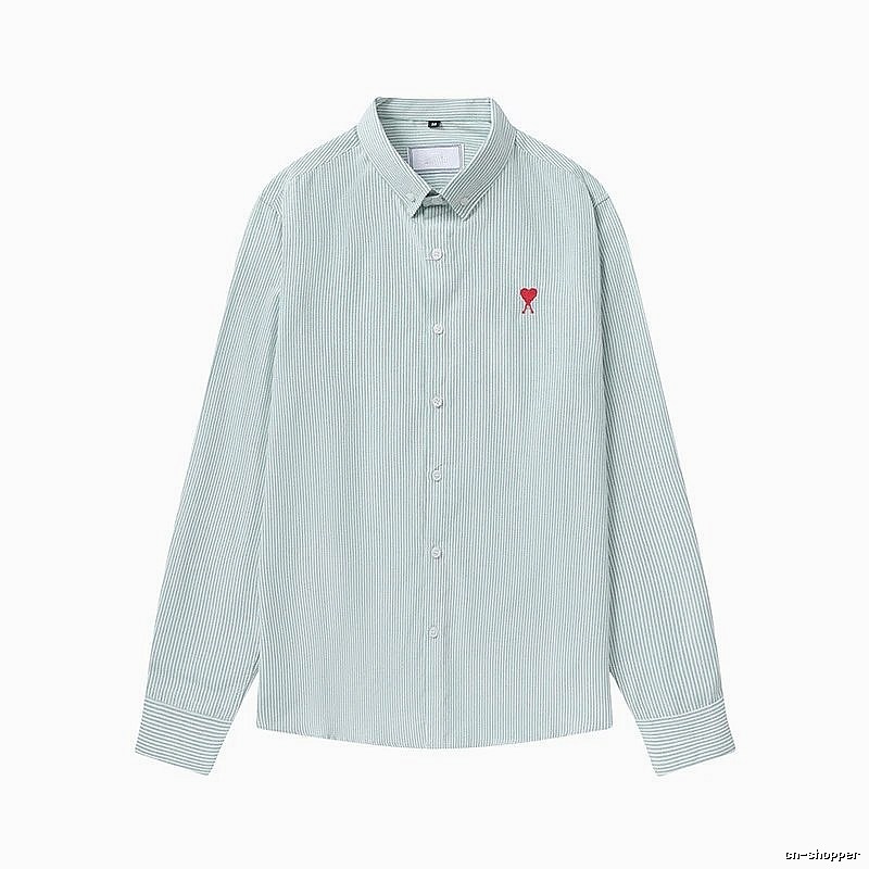 AMI Heart - Shaped Stripe Shirt