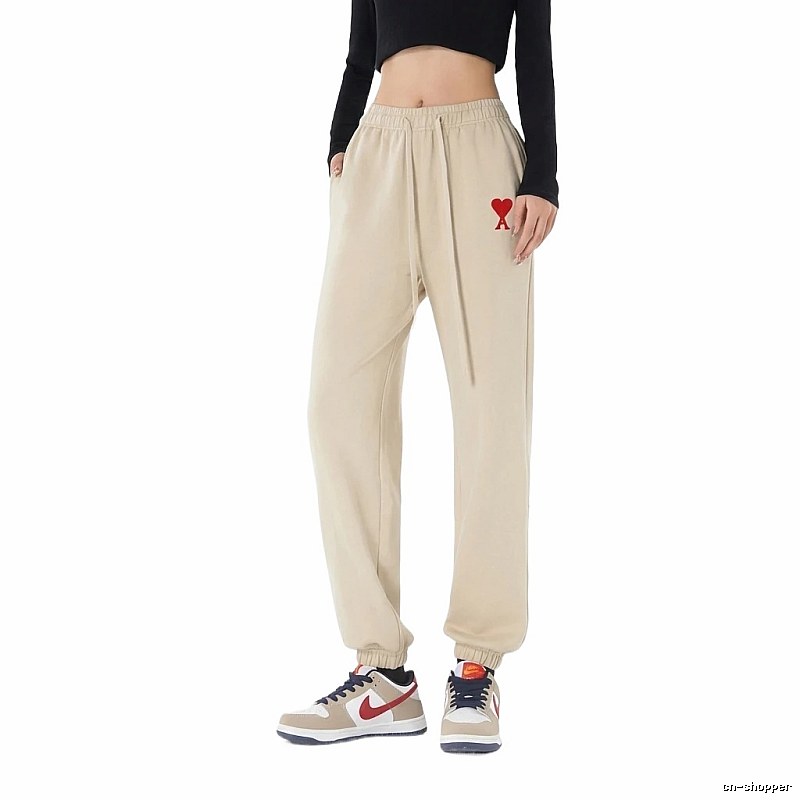 AMI Love Leisure Style Off-white Pants