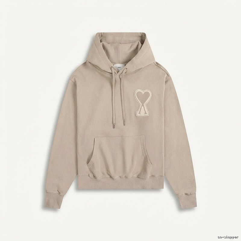 AMI Love Trend Brand Beige Sweatshirt