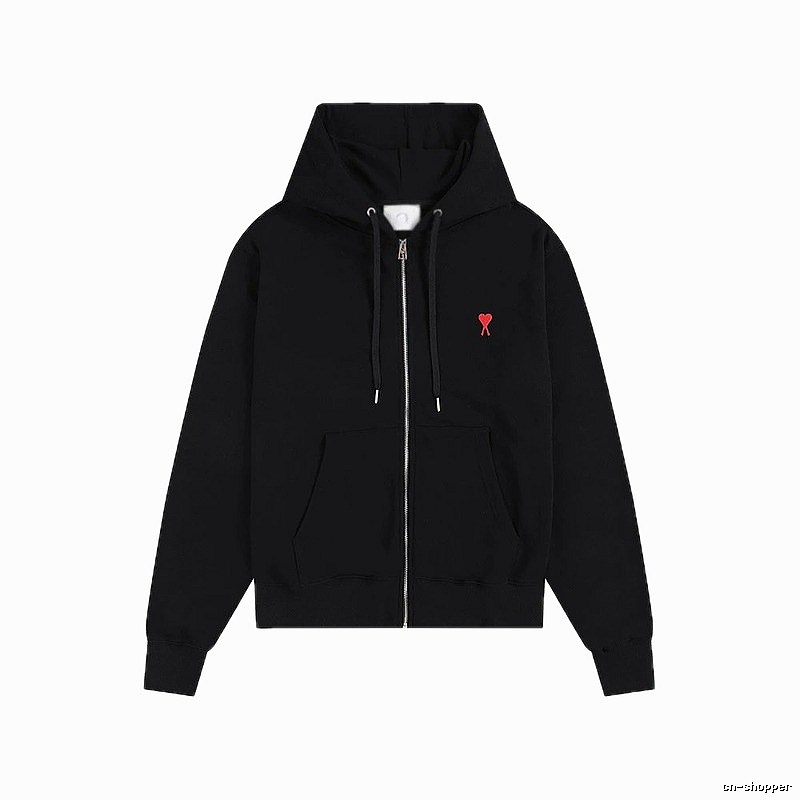 AMI Love Trend Brand Black Hoodie