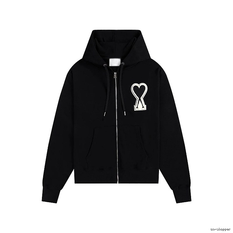 AMI Love Trendy and Cool Black Sweatshirt