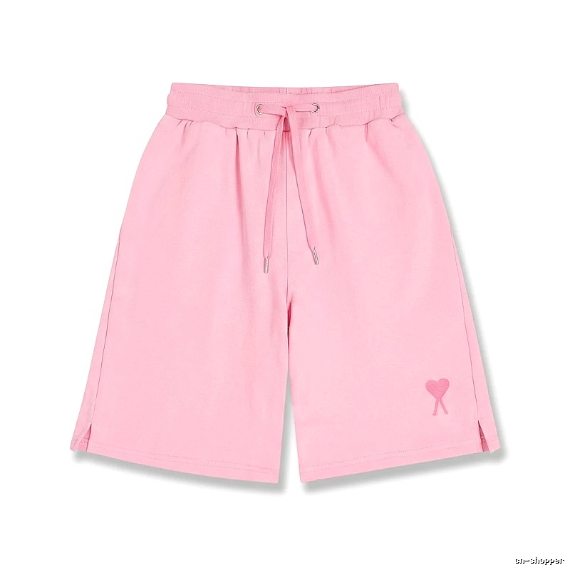 AMI pink shorts in a cute and casual style