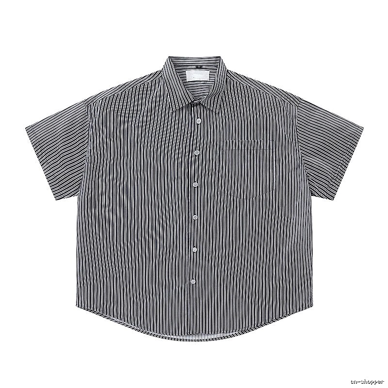 AMI striped retro-style shirt