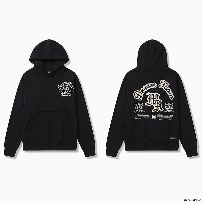 AMIRI Black Retro Hoodie