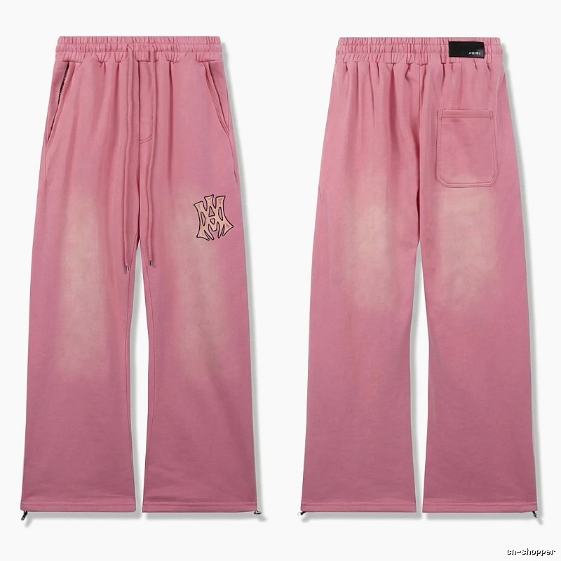 AMIRI casual style pink long trousers