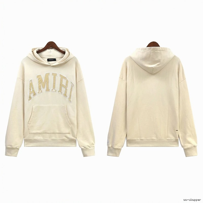 AMIRI Letter Style Off-white Hoodie