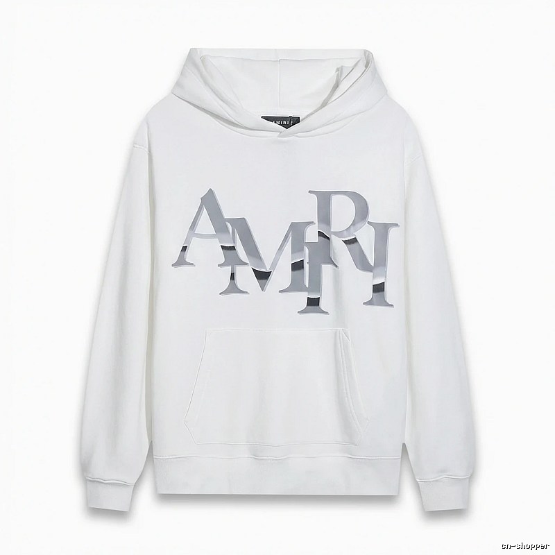 AMIRI Letter Style White Sweatshirt