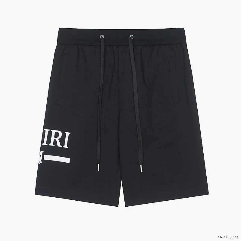 Amiri Logo Detail Logo shorts Black Casual Amiri with Relaxed Feel