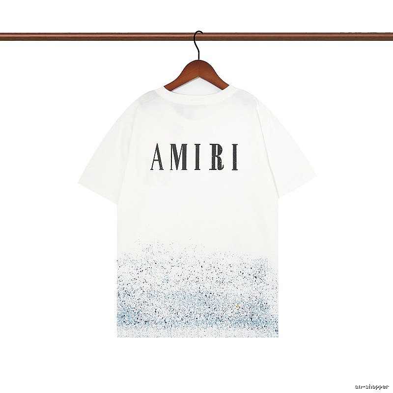 Amiri Relaxed Graphic T-shirt White Blue Amiri with Designer-Inspired Detail