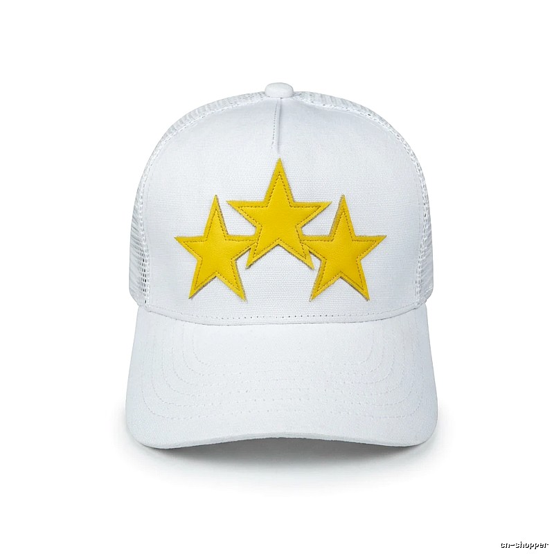 AMIRI Starry Trendy Cool Style White Hat