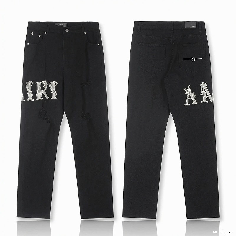 AMIRI vintage-style black jeans
