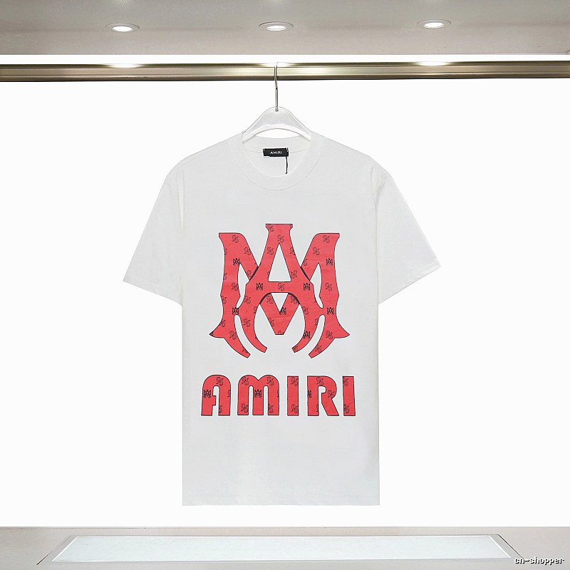 Amiri Weekend Graphic T-shirt White Blue Amiri for Weekend Wear