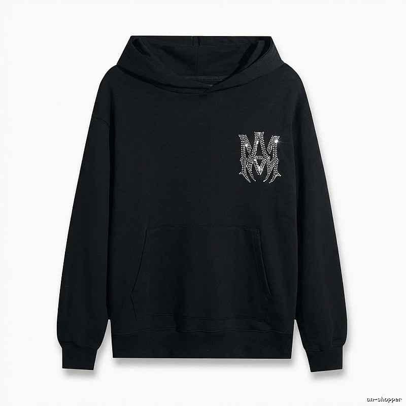 AMIRI's trendy and cool black hoodie