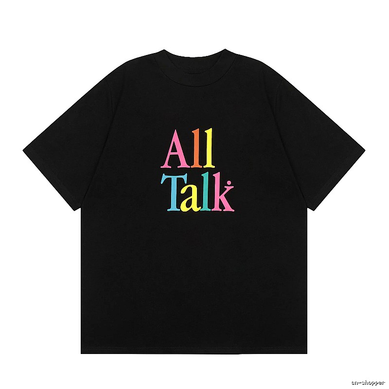 Anti Social Social Club Monogram Logo T-shirt Black Orange Anti for Layered Styling
