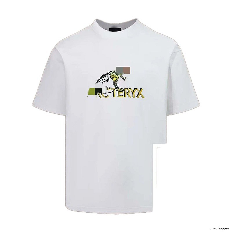 Arc'teryx Dinosaur Print Casual Style White T-Shirt
