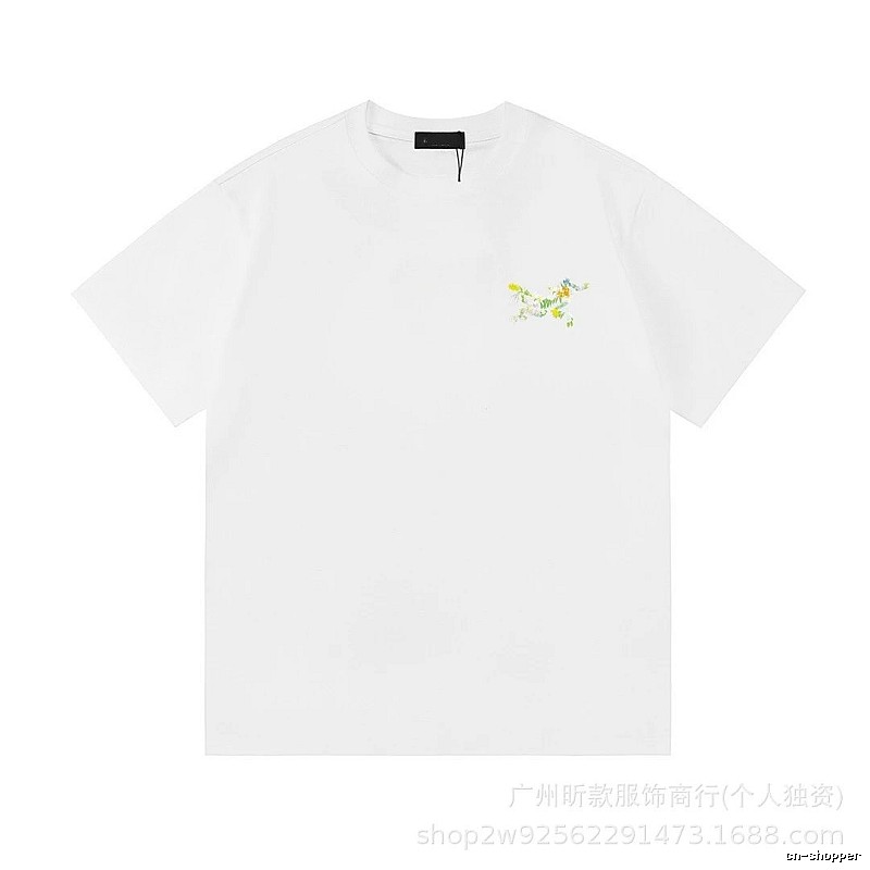 Arc'teryx Floral Print Outdoor Style White T-Shirt