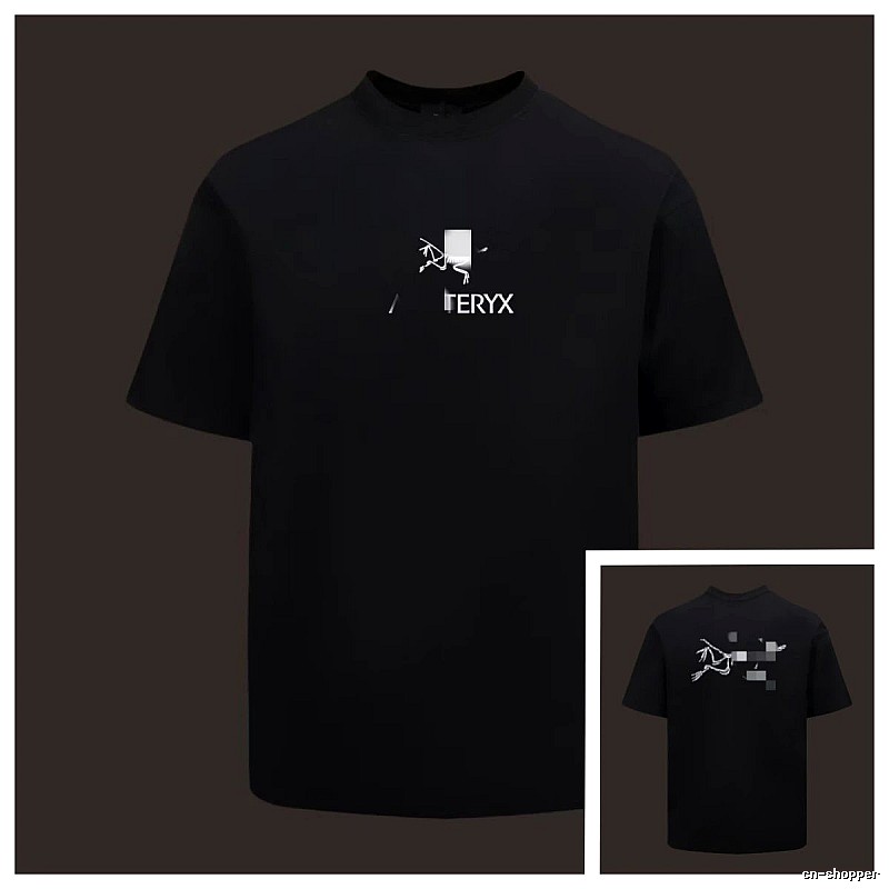 Arc'teryx Printed Street Style Black Short-sleeve T-shirt
