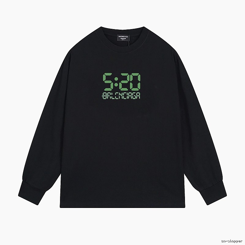 Balenciaga digital style black sweatshirt