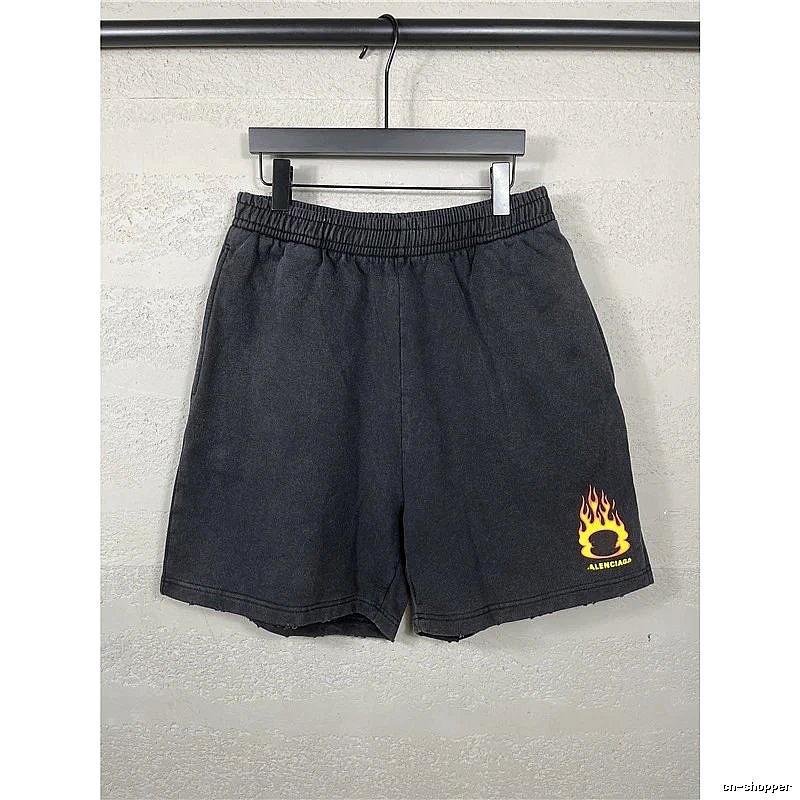 Balenciaga Flame Style Shorts