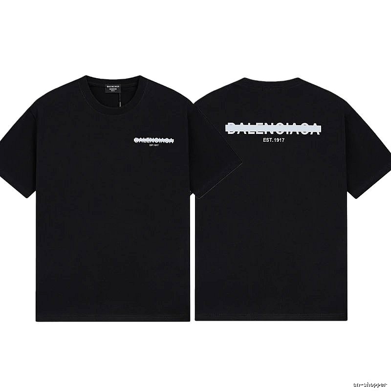 Balenciaga LOGO Printed Street Style Black T-shirt