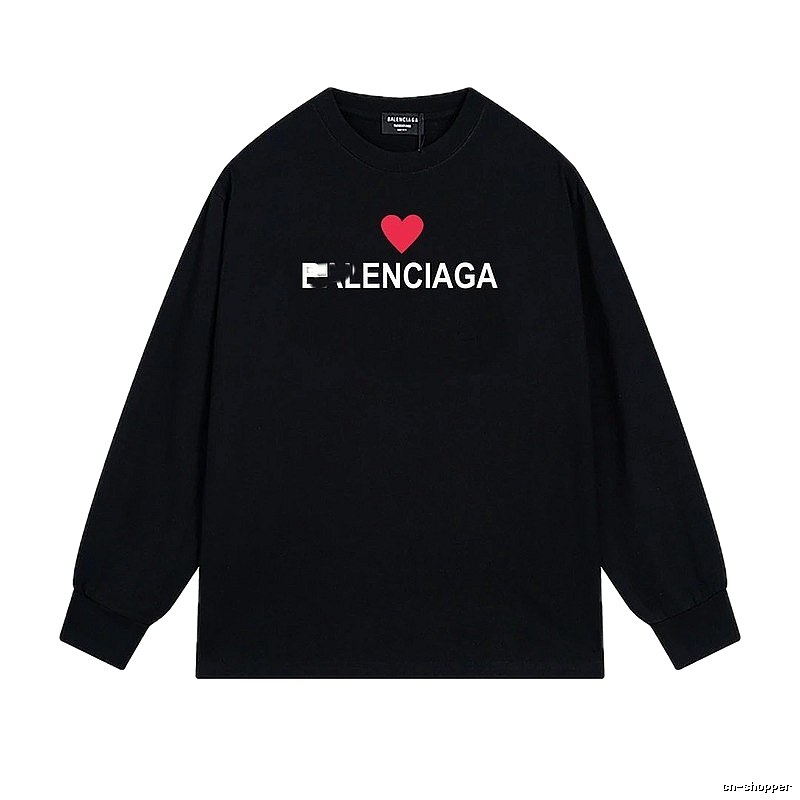 Balenciaga Love Simple Black T-shirt