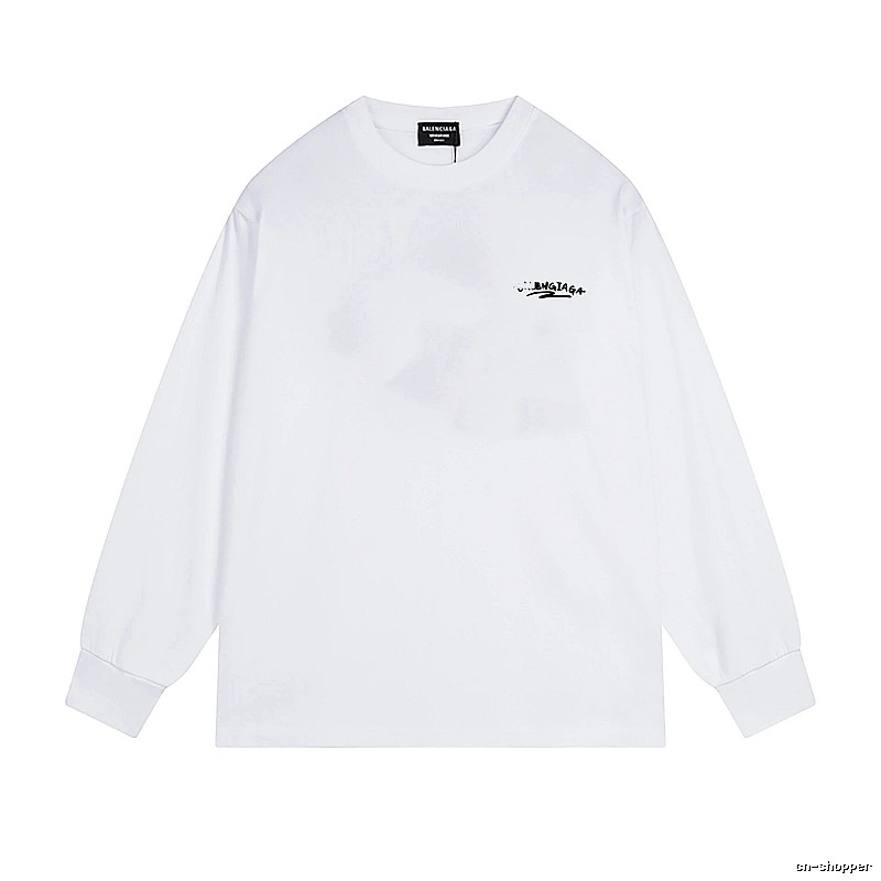 Balenciaga minimalist style white T-shirt