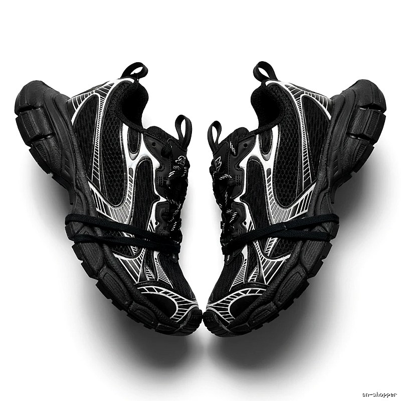 Balenciaga retro black and grey sports shoes