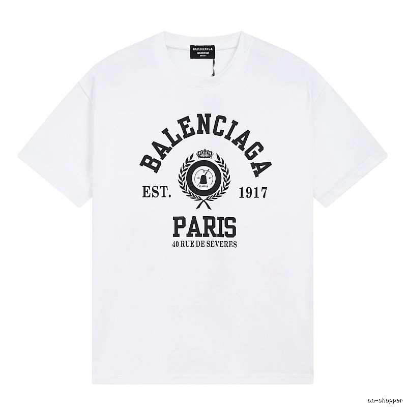 Balenciaga retro style white T-shirt