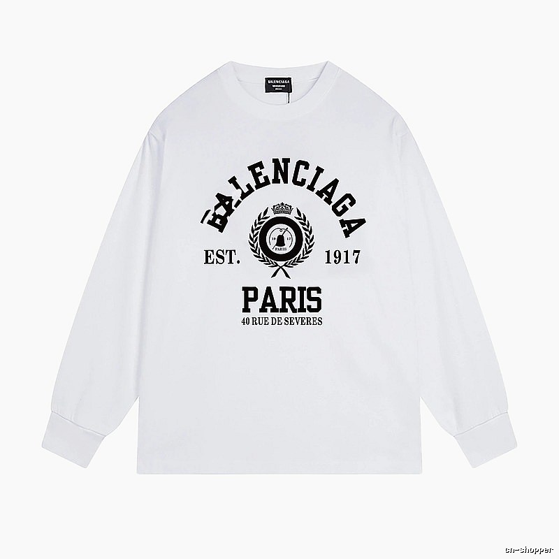 Balenciaga retro-style white T-shirt