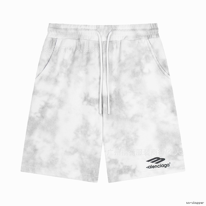 Balenciaga tie-dye style shorts