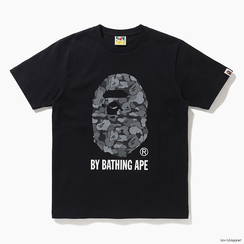 Bape Ape Head Camouflage Style Black T-shirt