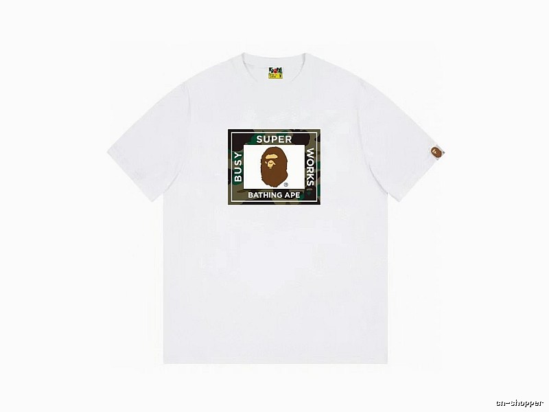 Bape Ape Head Camouflage Style Short-sleeve Shirt