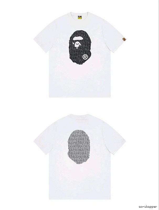 Bape Ape Head Simple White T-shirt