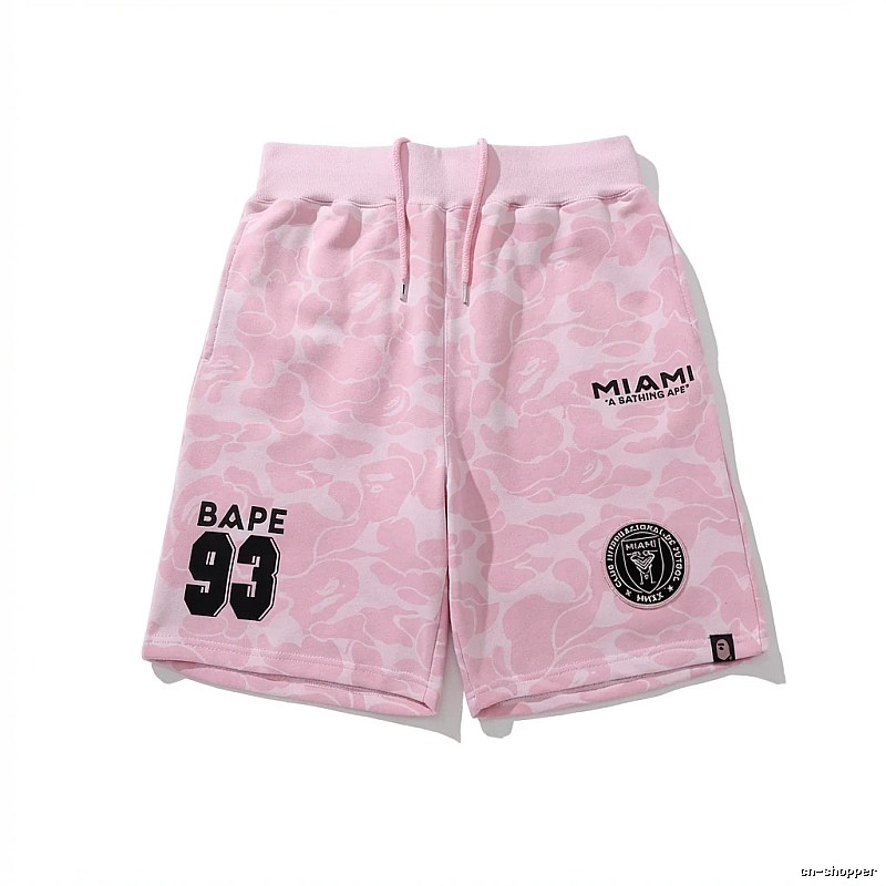 Bape camouflage style pink shorts