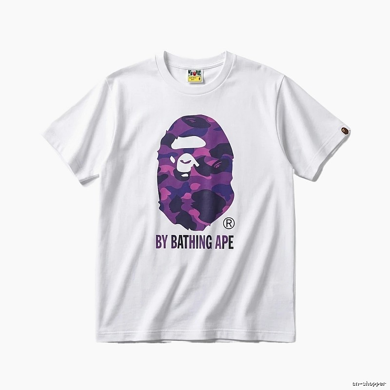 Bape camouflage style white T-shirt