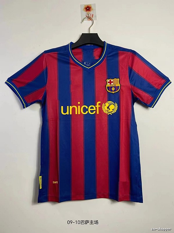 Barcelona Casual Retro soccer jersey Blue Red Barcelona for Streetwear Looks
