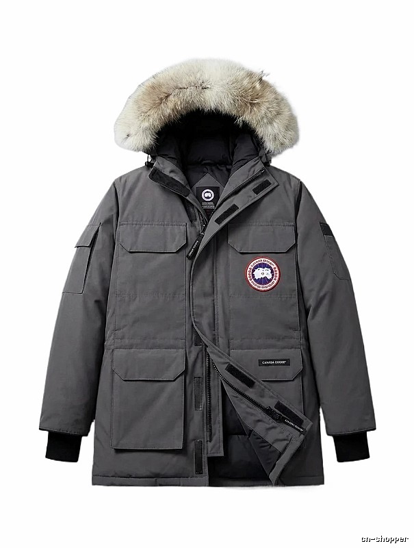Canada Goose Parka Style Dark Grey Down Jacket