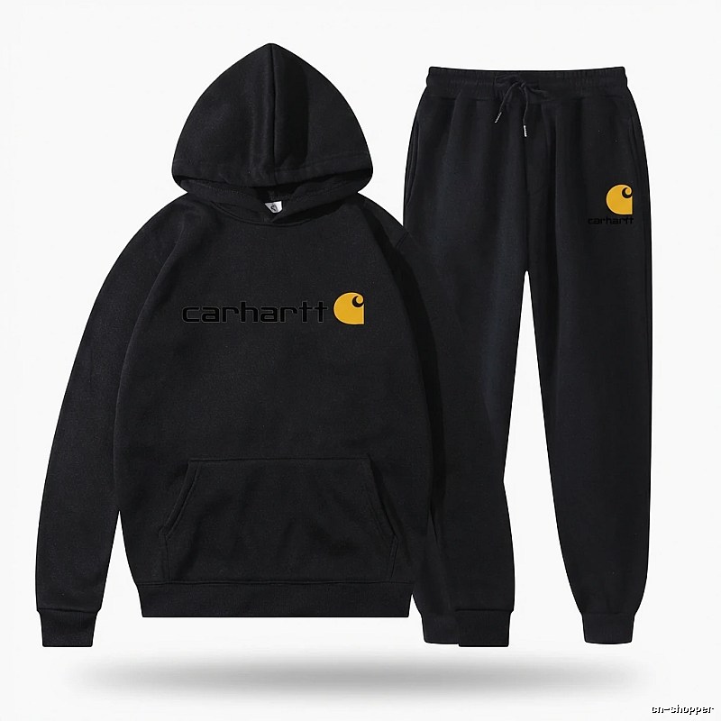 Carhartt basic black sweatshirt suit