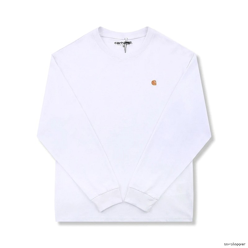 Carhartt classic simple style white sweatshirt