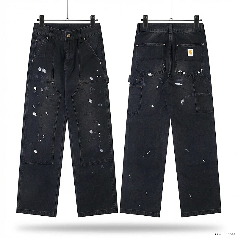 Carhartt workwear style black jeans