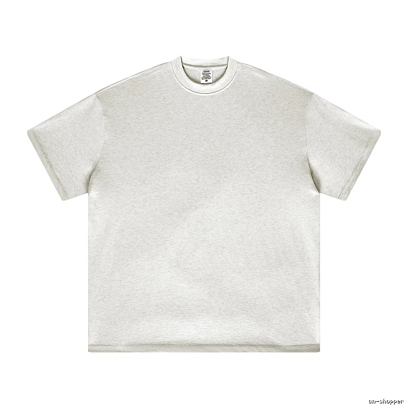 Casual Plain white T-shirt Minimal White Short for Streetwear Looks