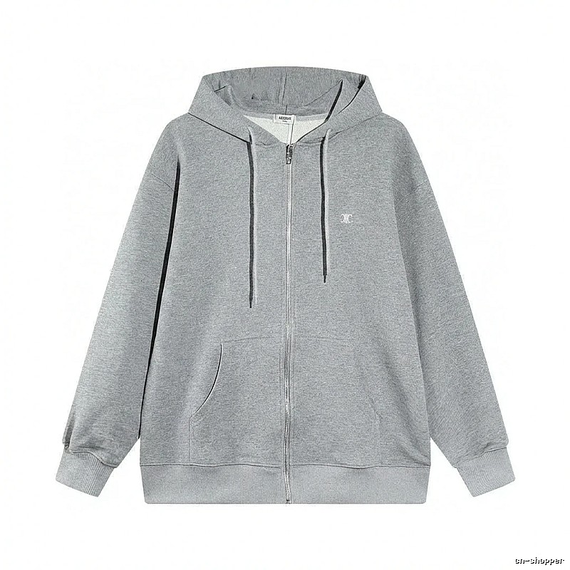 CELINE grey casual style hoodie
