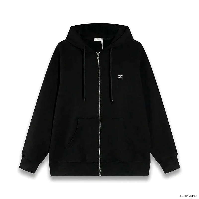 CELINE's classic black hoodie