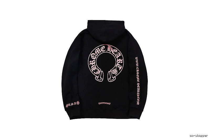 Chrome Hearts 2088-76 Black Cross Graphic Hoodie Commuter Look