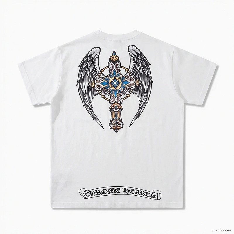 Chrome Hearts Angel Cross White T-shirt